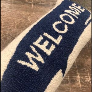 Welcome Whale Pillow